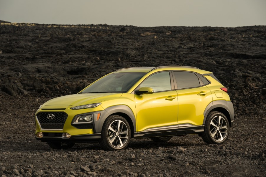 The most affordable subcompact SUVs from 2020 includes the Hyundai Kona