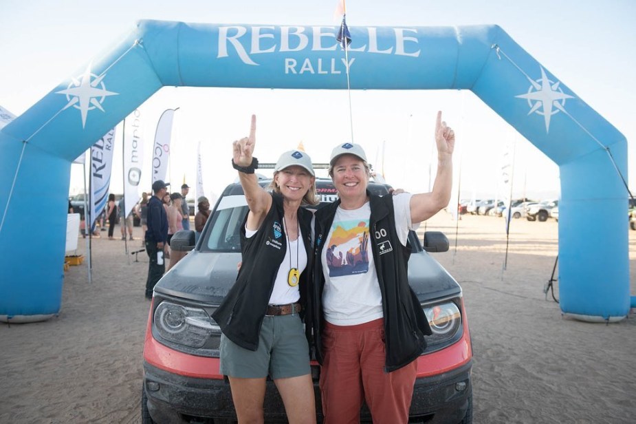 The Ford Bronco Sport in the Rebelle Rally