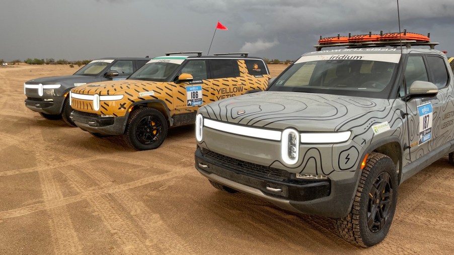 The 2022 Rivian R1T and R1S off-roading