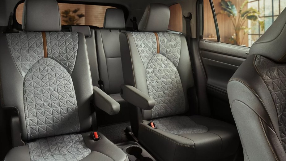 Seats in 2023 Toyota Highlander midsize SUV