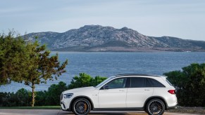 These small performance SUVs over $50,000 include the 2022 Mercedes-AMG GLC