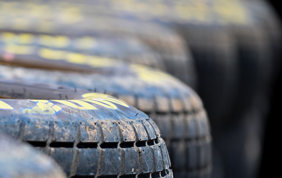 A set of tires for someone that may be buying new cars. 