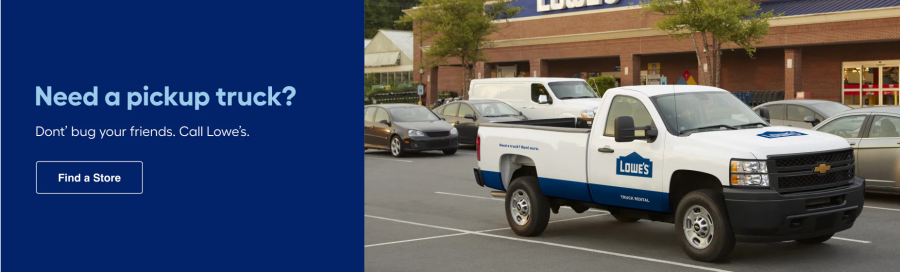 Lowe's truck rental