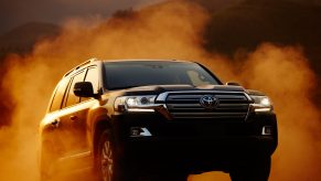 Front view of a 2020 Toyota Land Cruiser