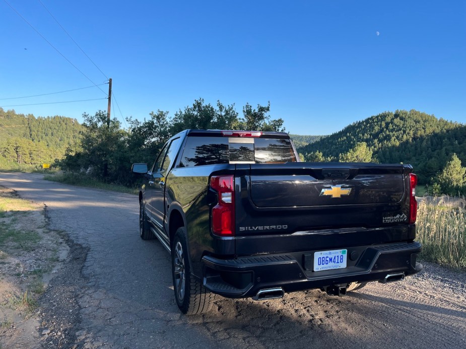 2022 Chevrolet Silverado rear