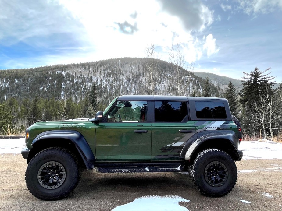 2022 Ford Bronco Raptor side shot