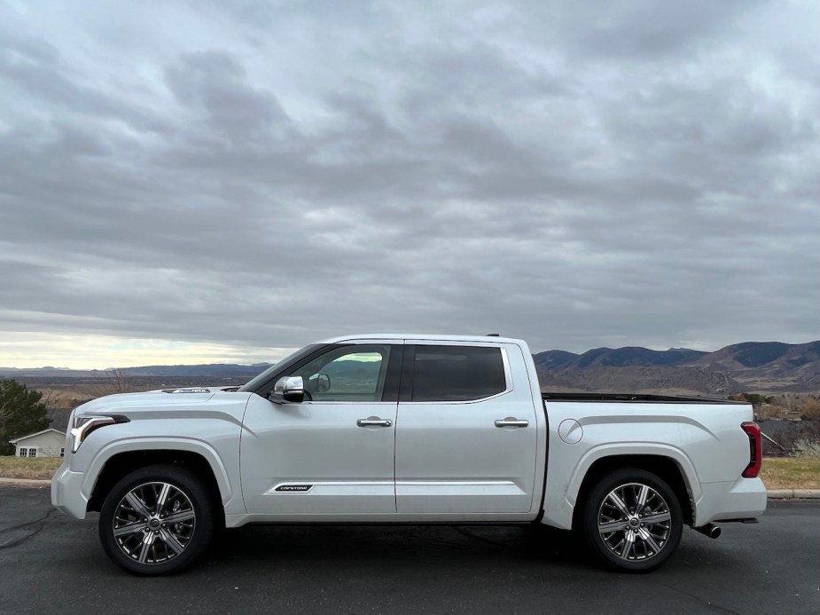 2022 Toyota Tundra Capstone side view