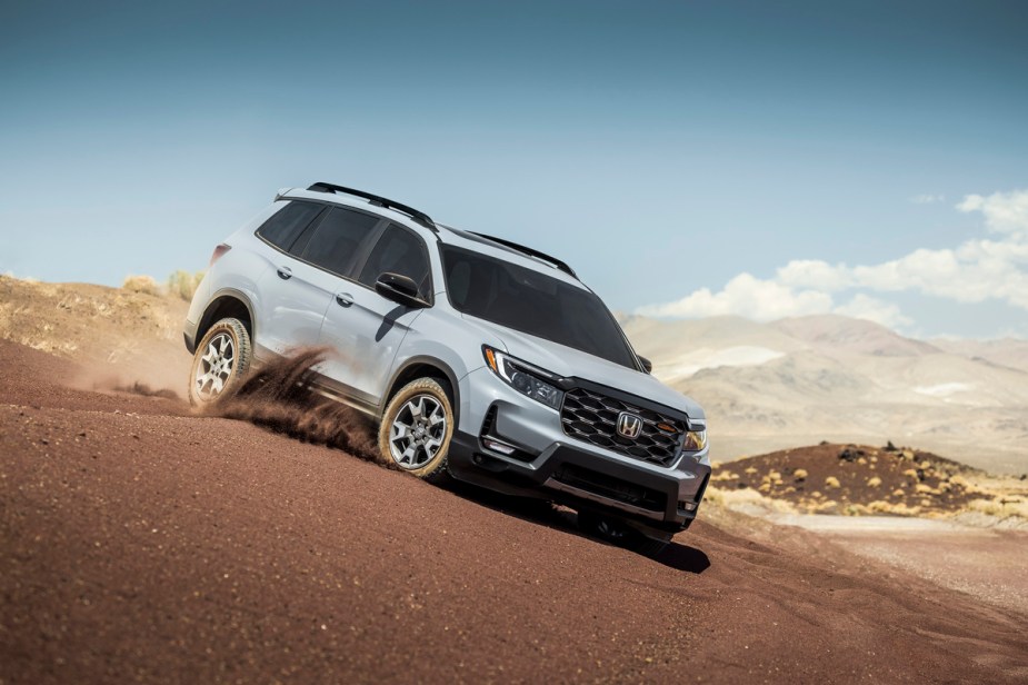 2023 Honda Passport TrailSport in the dirt