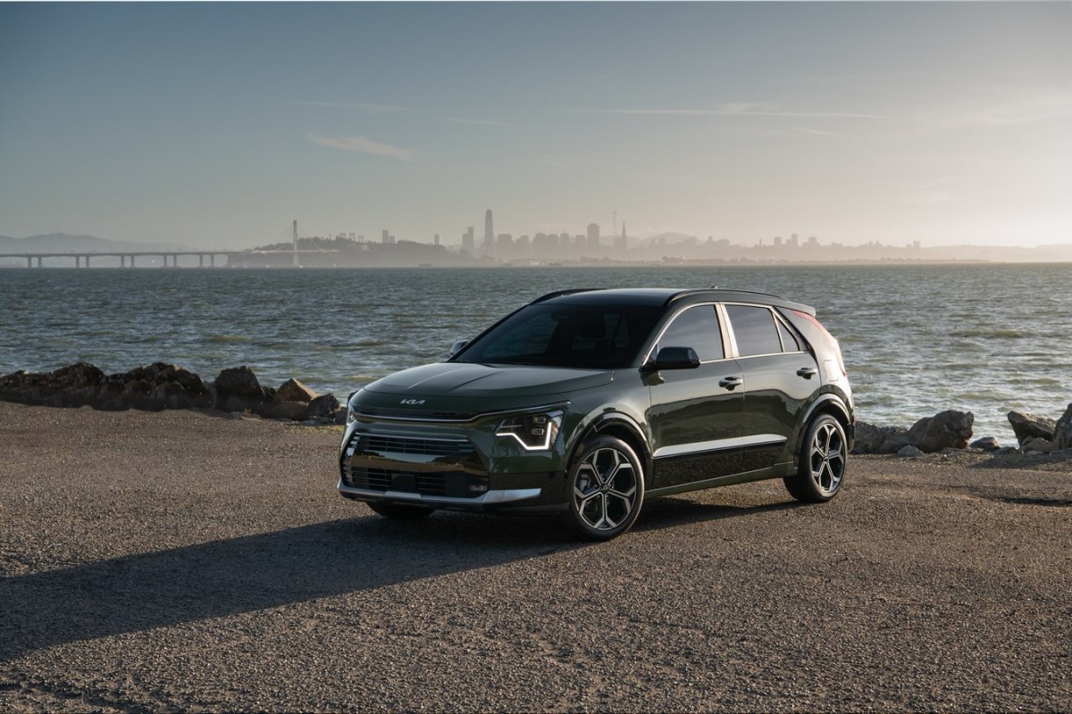 Pictured is the 2023 Kia Niro, one of the most fuel efficient car of 2022