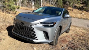 2023 Lexus RX 350h on a dirt road