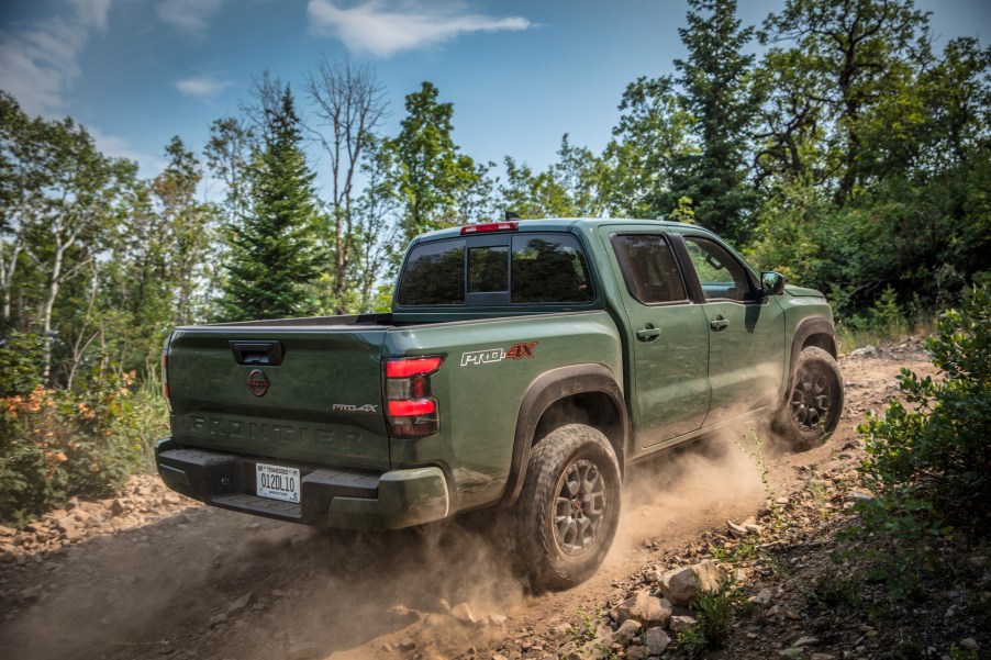 2023 Nissan Frontier Pro-4X off-roading