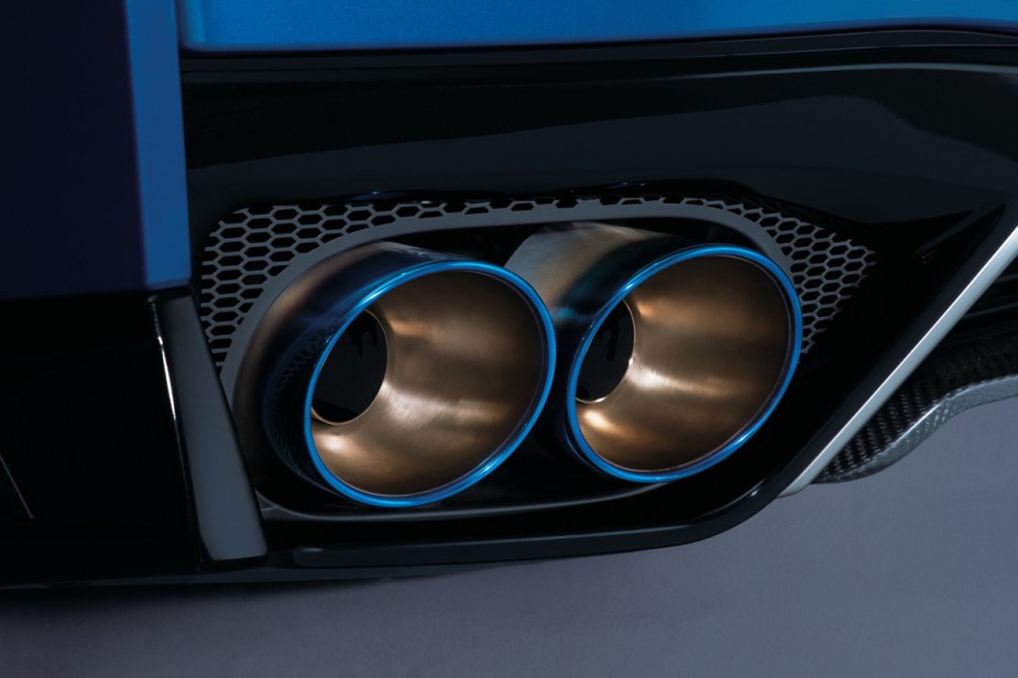 2023 Nissan GT-R exhaust