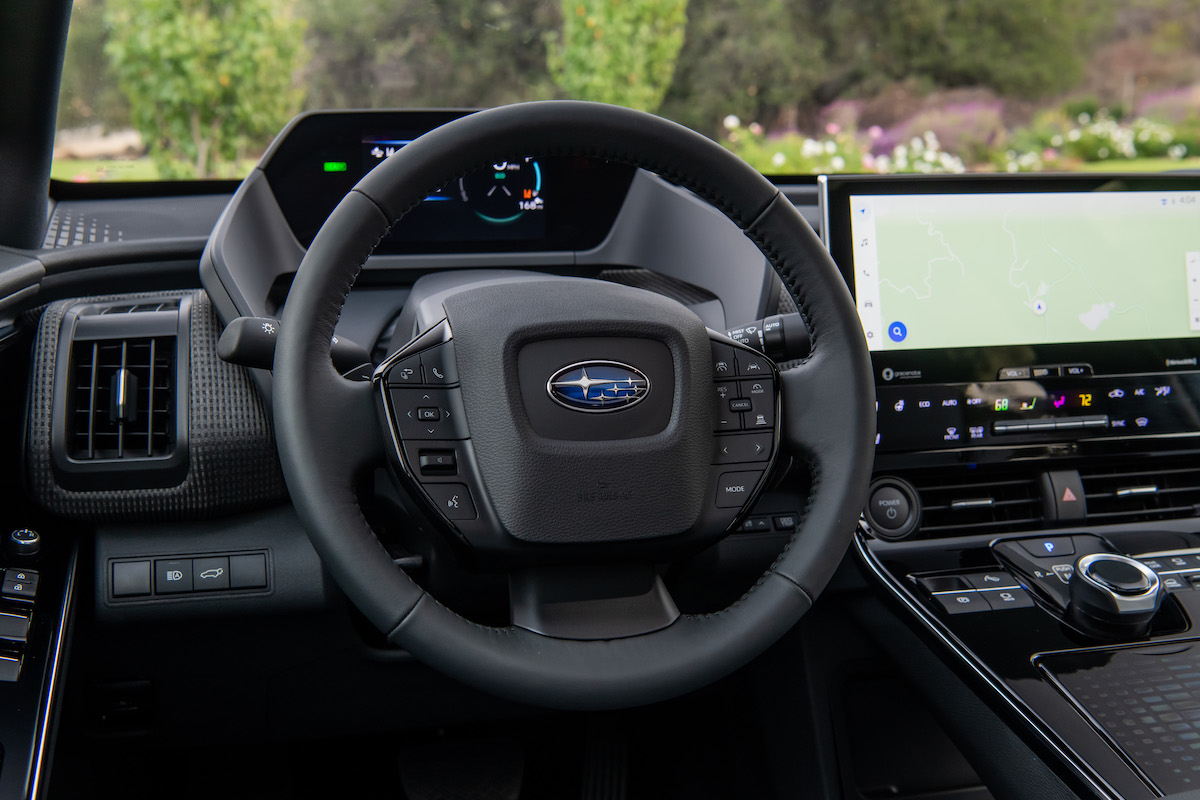 2023 Subaru Solterra cockpit