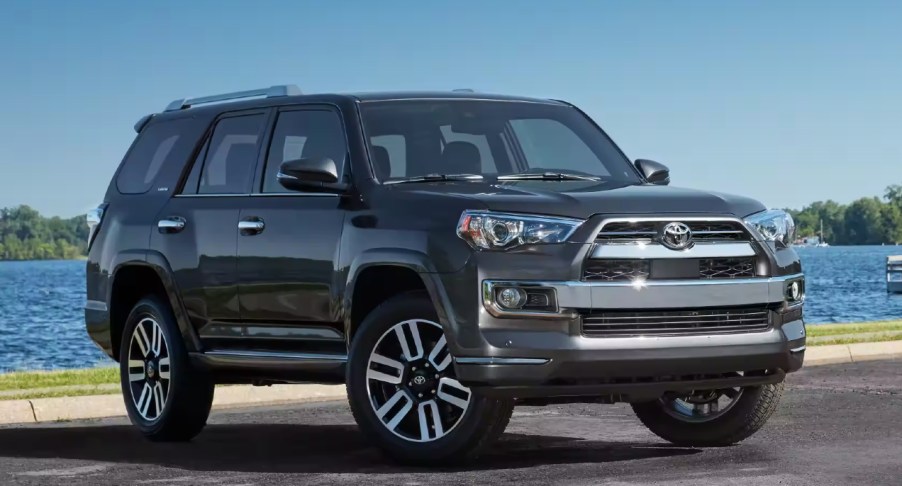 A gray 2023 Toyota 4Runner is parked.