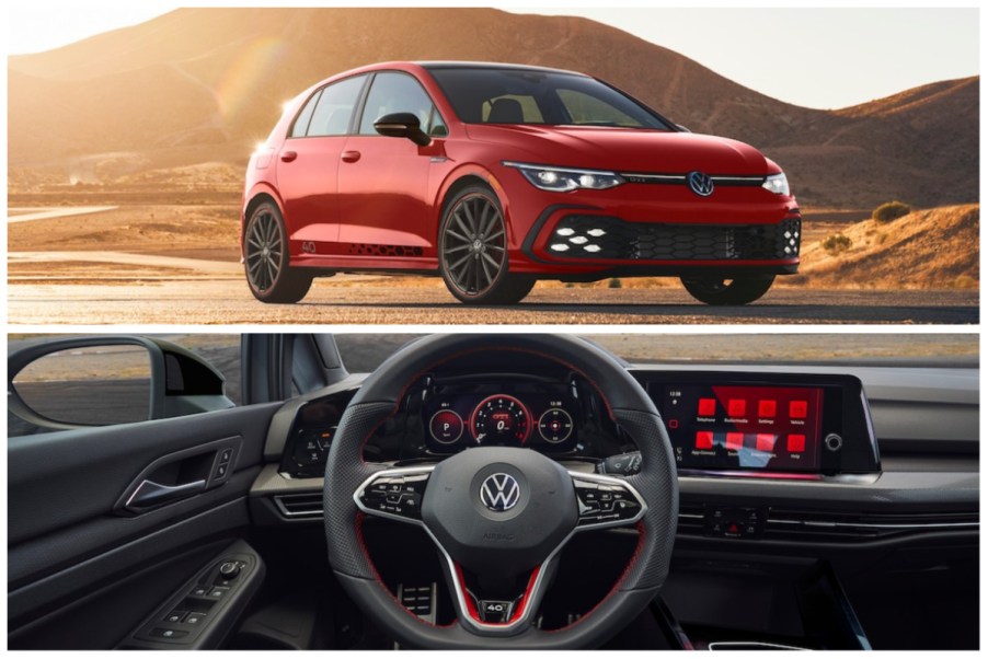 2023 Volkswagen Golf GTI 40th Anniversary Edition collage