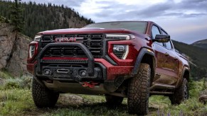 A 2023 GMC Canyon AT4X Edition 1 shows off its looks as a mid-size truck. It's not cheap though.