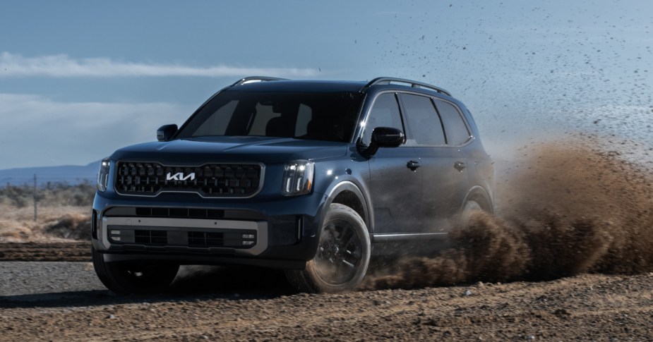 2023 Kia Telluride X-Line off-roading