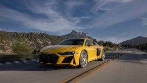 The Audi R8 is fast and refined, but not quick enough to outrun the C8 Corvette.