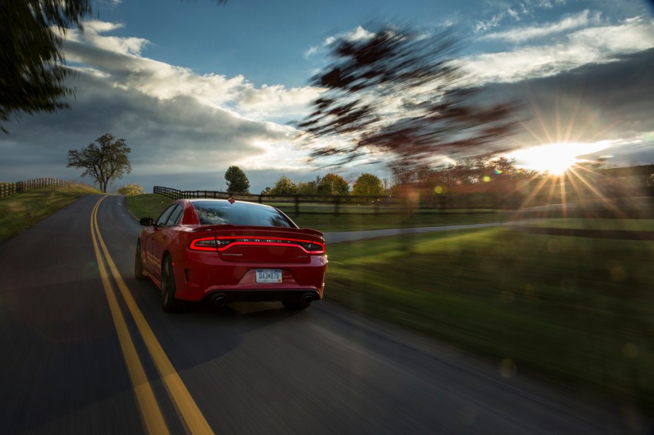 The Dodge Charger sedan is dead, but the Hellcat packed supercharged V8 power, a rare motor for a four-door application. 