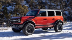 2023 Ford Bronco ordering of an orange one.