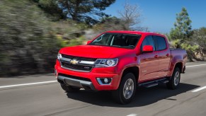 Least expensive pickup trucks from 2015 like the Chevrolet Colorado