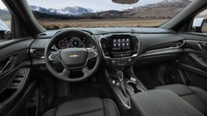 2022 Traverse interior in black