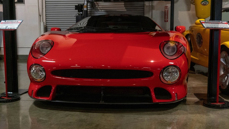 The Jaguar XJ220 at the Marconi Automotive Museum is a special supercar. 