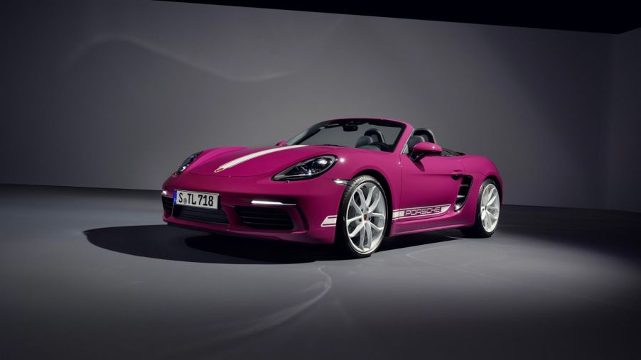 Front view of the Porsche 718 Boxster Style Edition