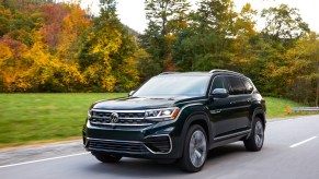 SUVs with easy-to-use infotainment systems like this Volkswagen Atlas