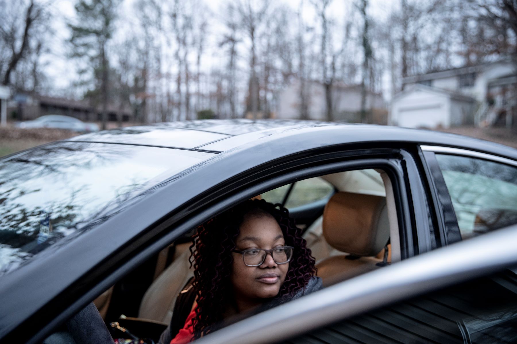 Tamika Arnold Capone pictured in Jonesboro, Arkansas, who was hit by a drunk driver in a car accident in 2011