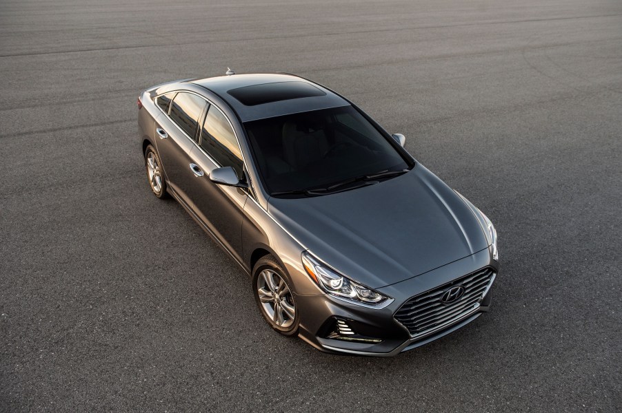 2018 Hyundai Sonata top down