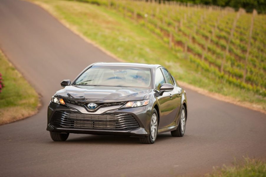 2019 Toyota Camry Hybrid driving