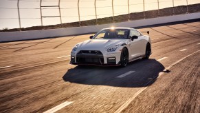 For 2020, the GT-R NISMO is about total balance. New race-proven turbochargers, improved gearbox shift control, lighter components, reduced overall mass and upgrades to the brakes, wheels and tires contribute to a 2.5-second reduction in lap time around Nissan’s development track. There’s also an improvement of the GT-R’s inherent high-speed stability, even at speeds of up to 186 mph.