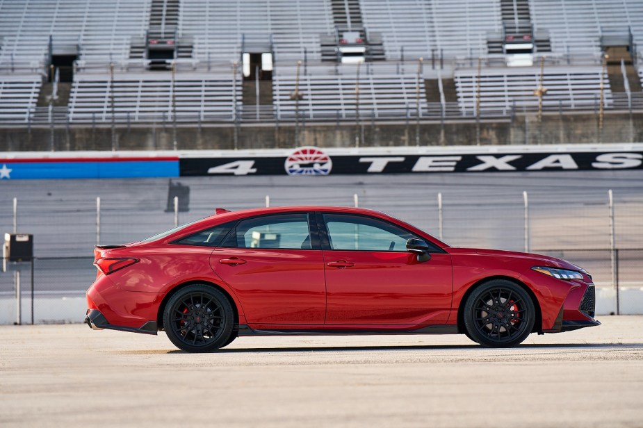 The Toyota Avalon offered AWD for the 2021 model year and discontinued it in 2022. 