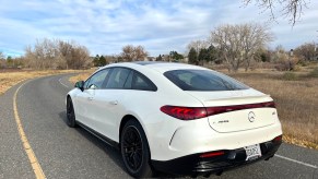 2022 Mercedes-Benz EQS rear view