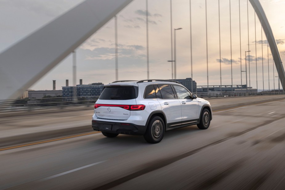 2022 Mercedes-Benz EQB rear driving view