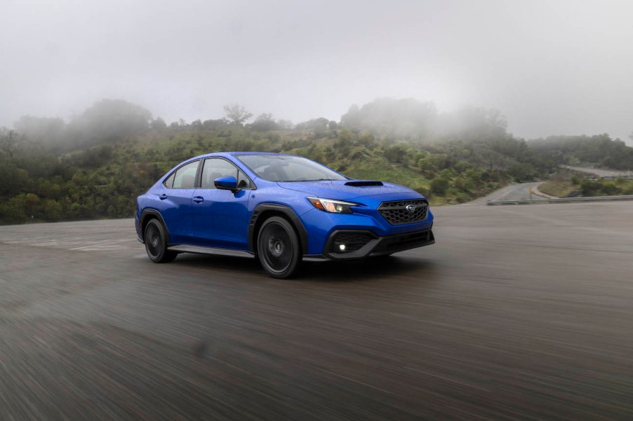 2022 Subaru WRX in blue