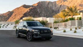 2023 Audi Q7 in black parked