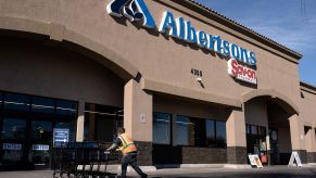 An Albertsons supermarket store located in in Las Vegas, Nevada