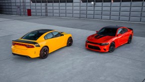 The 2017 Dodge Charger SXT and R/T can't keep up with the Dodge Charger Daytonas like these two.