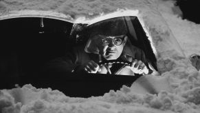 iced windshield