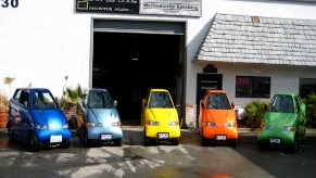 The Tango T600 EV like these cars is billed as the 'world's safest car' by the automaker that designed them.