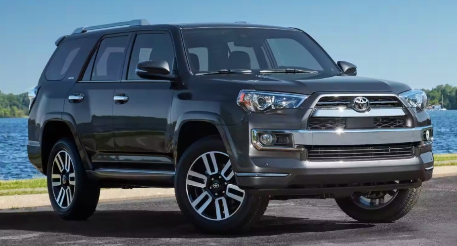 A gray 2023 Toyota 4Runner midsize suv