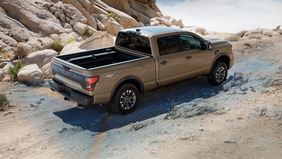 The Titan PRO-4X is Nissan's off-road full-size truck. 