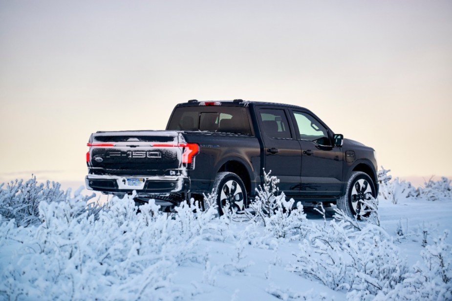 Ford F-150 Lightning battery cold weather impacs