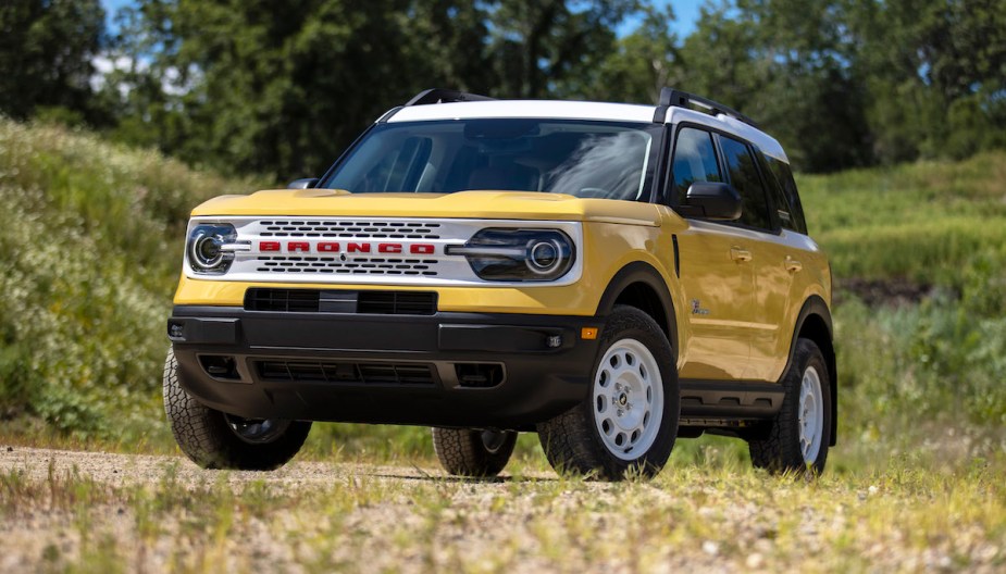 The 2023 Ford Bronco Sport outranks the Honda CR-V