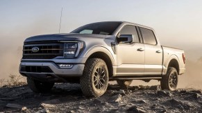 2023 Ford F-150 Tremor on rocky terrain