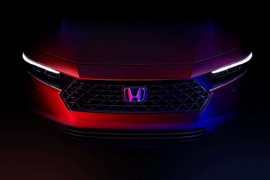 2023 Honda Accord grille. Honda production issues are more pronounced as of late.