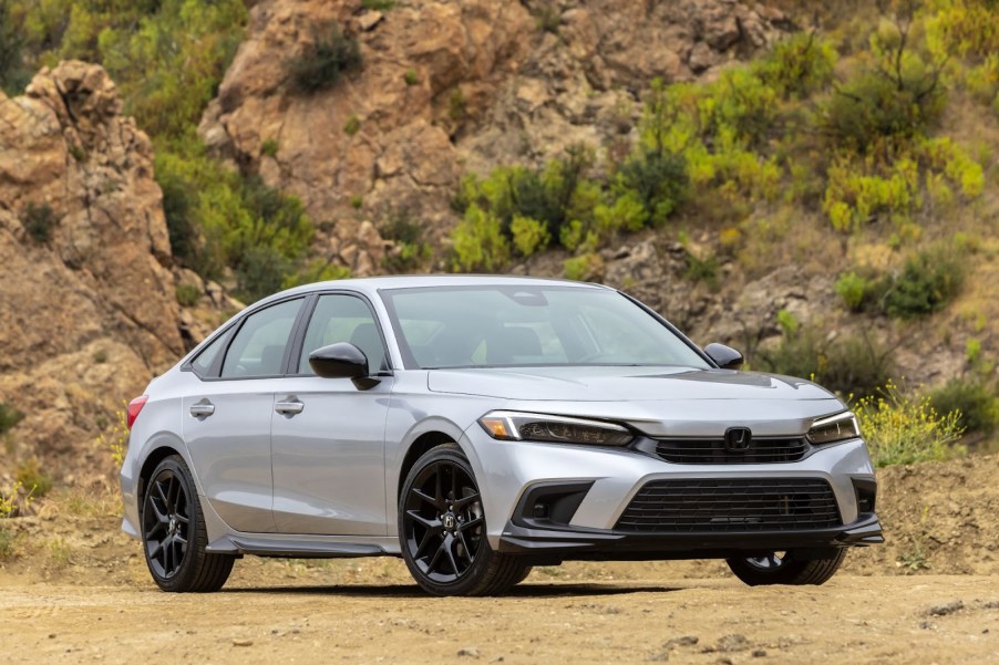 2023 Honda Civic in gray