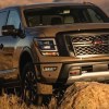 2023 Nissan Titan in a Field